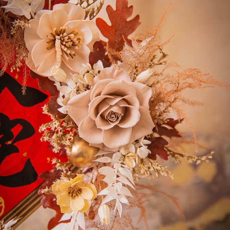 原木乾燥花永生花 入厝掛飾 / 共2款 喬遷禮物 新居落成送禮