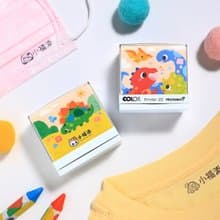 恐龍公園【防水衣物印章】小福添高質感姓名印章
