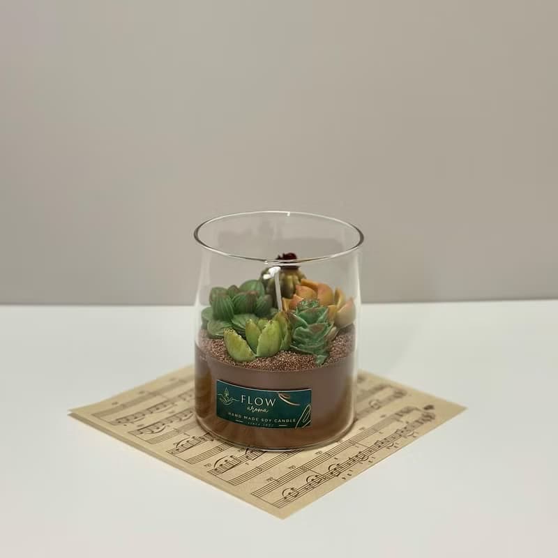 FLOW AROMA 心流香薰 | 多肉杯 | 香氛蠟燭