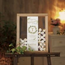 婚禮推薦投入式結婚誓約迎賓簽名板WELCOME DROPS BOARD
