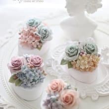 玫瑰繡球花擴香石