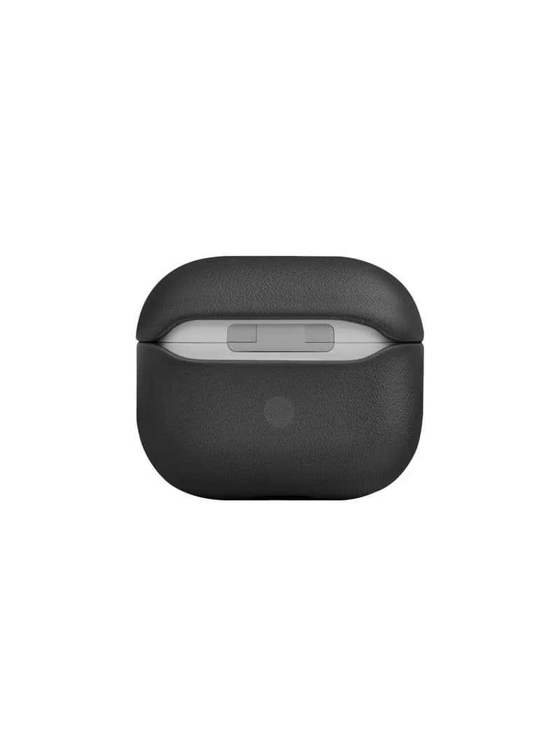 AirPods 3代 Terra 手工真皮收納保護套 配掛繩-黑色