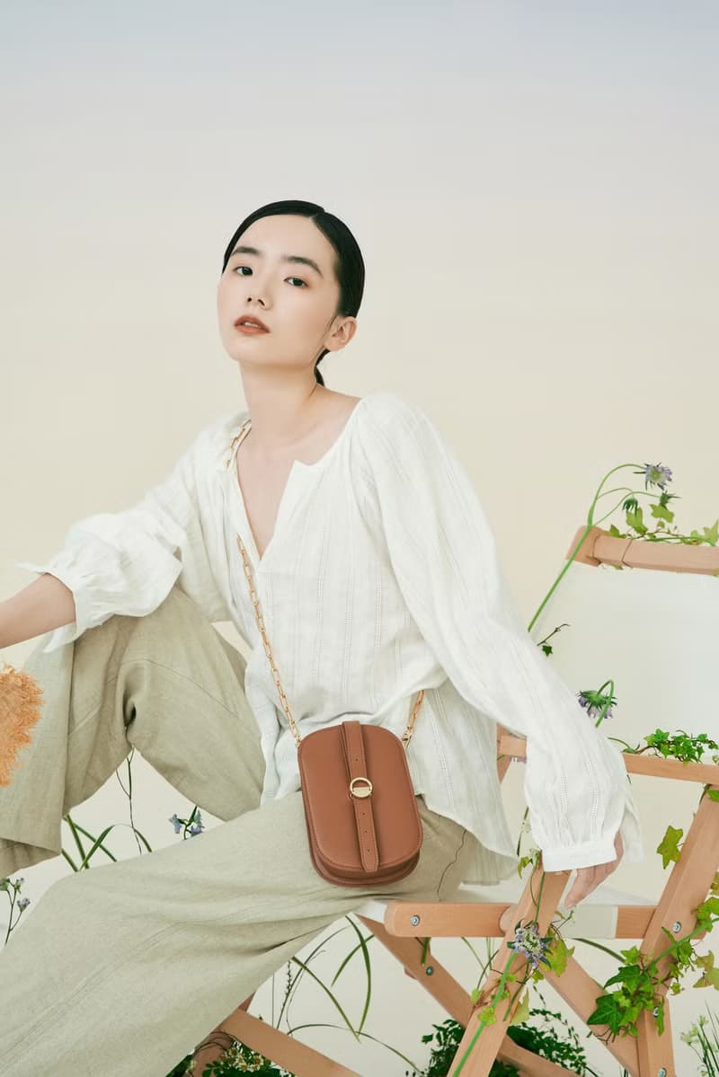 Hay Bag 素皮革 小圓包 斜背包 側背包 腰包 棕色