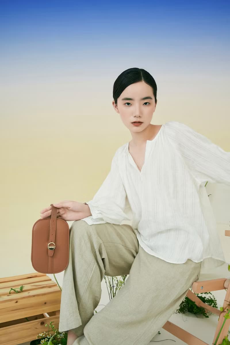 Hay Bag 素皮革 小圓包 斜背包 側背包 腰包 棕色