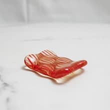 O6 餐桌上的生活工藝 – 琉璃餐具架(紅) 一組2個