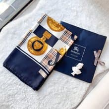 【日本中古】Vintage Burberrys 大絲巾 原裝盒附