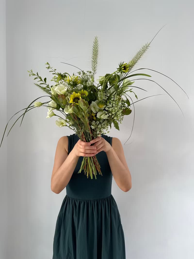 白綠色系White and Green Bouquet|可自取