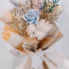 畢業花禮/乾燥花束/香皂花花束/感謝花束/畢業花束/畢業季花束