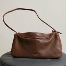 sobag頭層牛皮經典腋下包女百搭休閒單肩通勤小包真皮質感手拎包