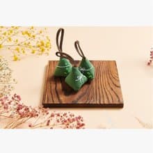 【樣樣好物】小粽子 | 立體刺繡吊飾 (精緻小罐裝)