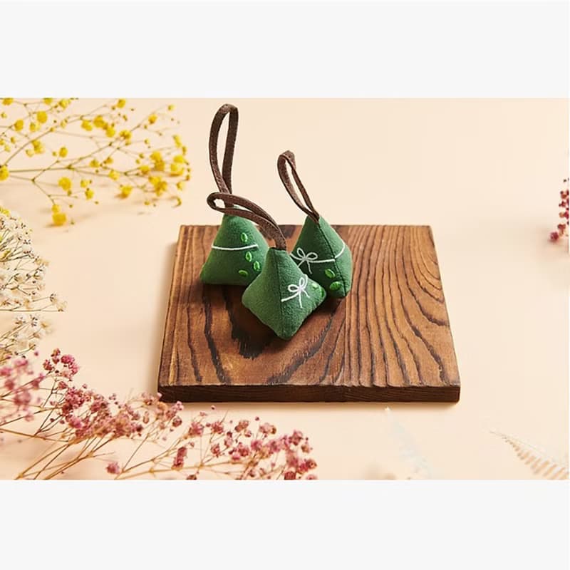 【樣樣好物】小粽子 | 立體刺繡吊飾 (精緻小罐裝)