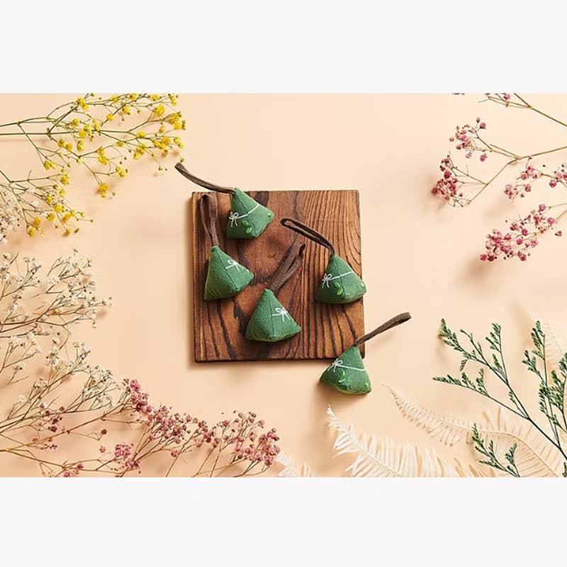 【樣樣好物】小粽子 | 立體刺繡吊飾 (精緻小罐裝)
