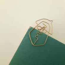 眼鏡男孩|書籤|迴紋針 | Alley品牌趣味金工|手工|文青風