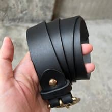 3cm寬 窄版馬蹄頭皮帶_黑 【LBT Pro】