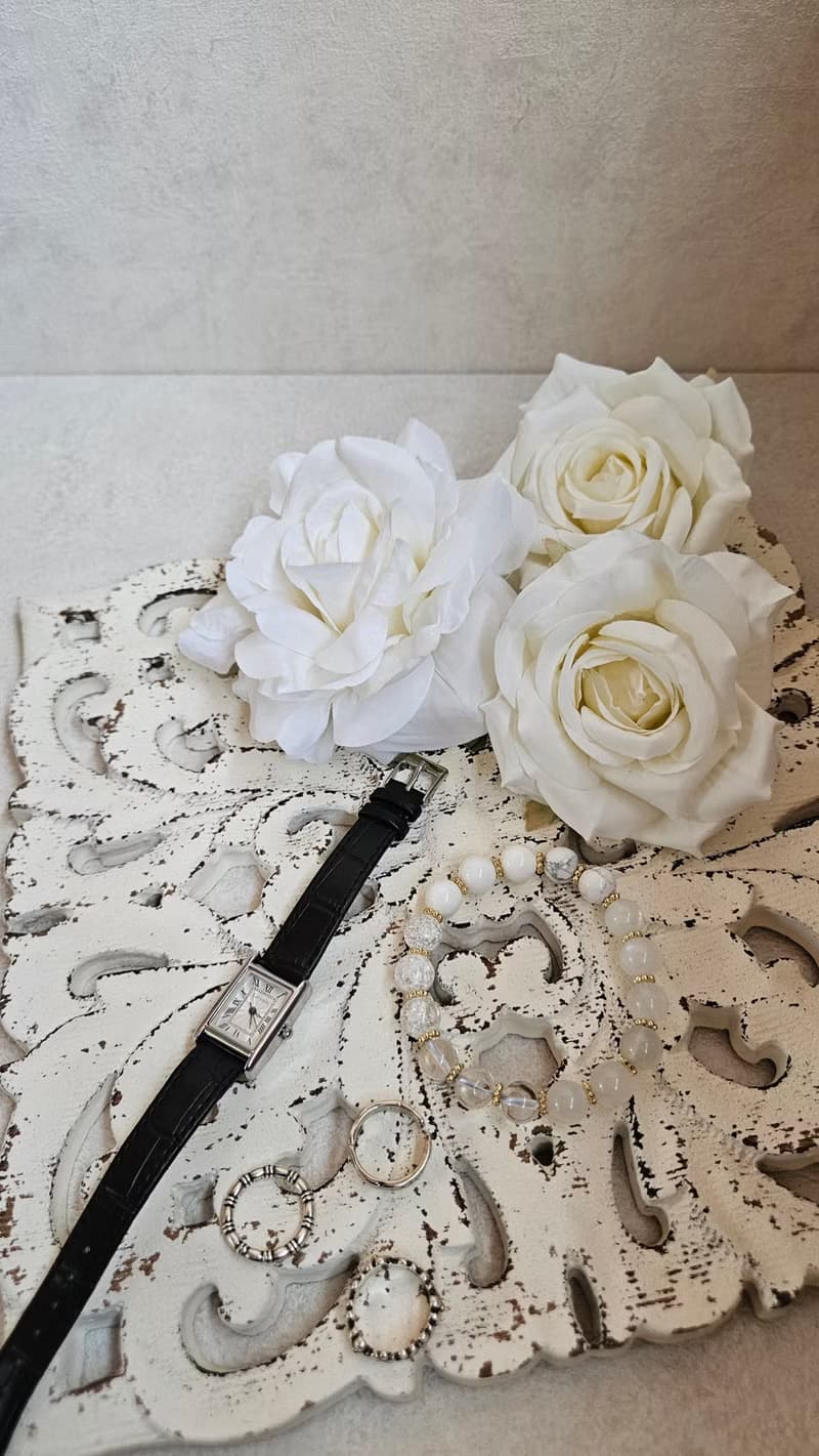 (天然石水晶手鍊)(藍月光石x白月光石x雪花幽靈白水晶xx喜馬拉雅