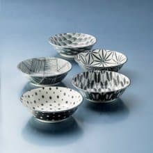 日本美濃燒 - 小紋小缽組 (5件式) - 禮盒組