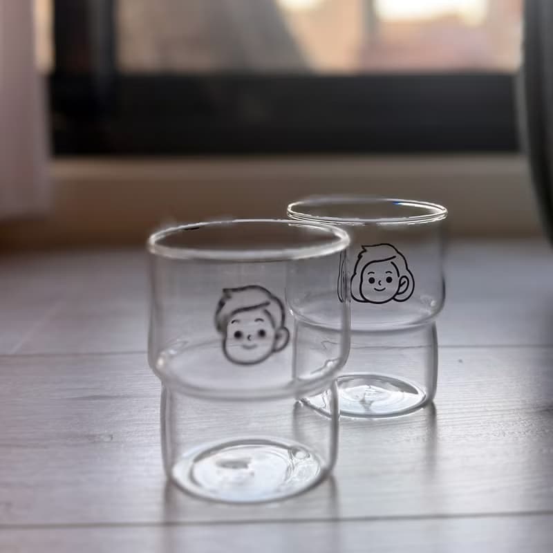 【24H出貨】小情侶積木杯一組二入 聖誕情人禮物