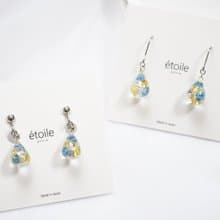 Swarovskiドロップショート　SDS-19　ピアス/イヤリング