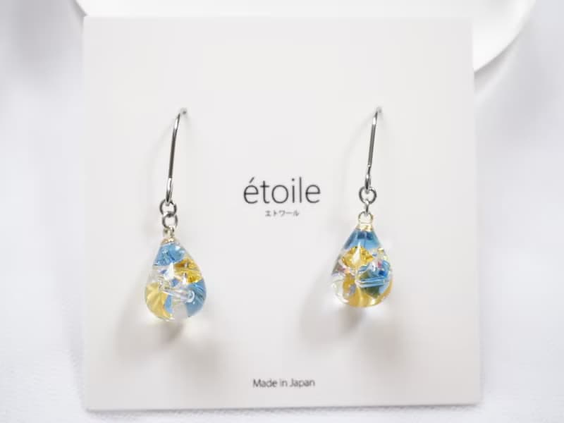 Swarovskiドロップショート　SDS-19　ピアス/イヤリング