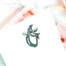 DoriAN 風靡歐美月亮結鑲頂級鋯石925純銀戒指尾戒 腳戒 活動戒圍