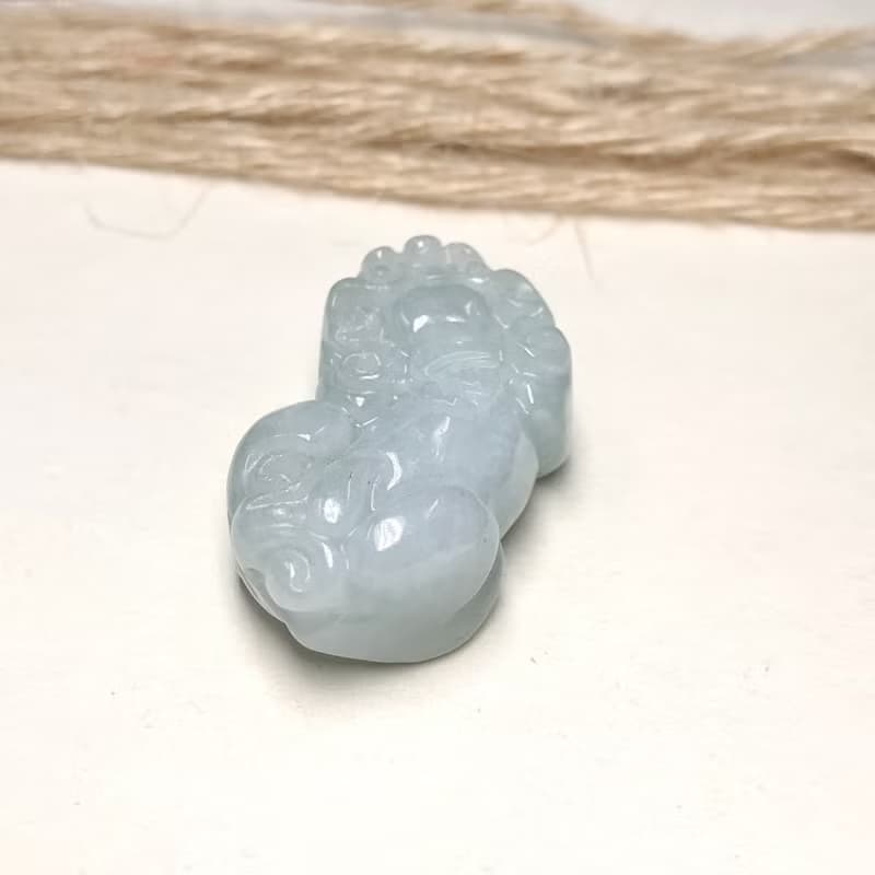 【招財神獸】冰種翡翠戰神貔貅| 天然緬甸玉翡翠 | 送禮