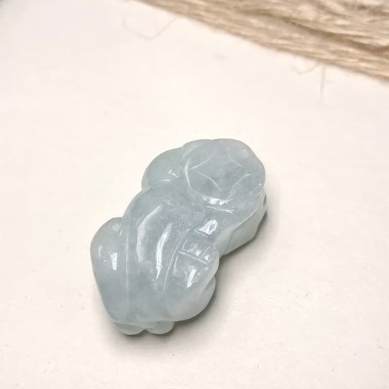 【招財神獸】冰種翡翠戰神貔貅| 天然緬甸玉翡翠 | 送禮
