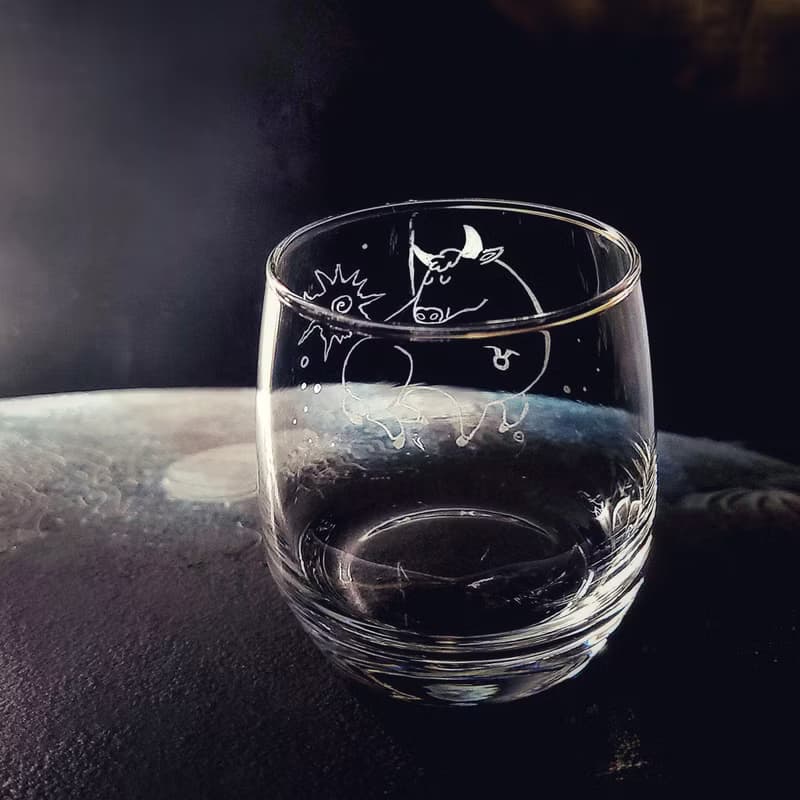 【星座個性杯】客定手雕 搖擺杯 烈酒/調酒杯 雕圖/免費刻字