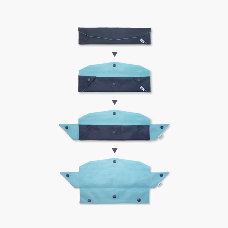 【香港手工製作】G.O. One Pouch 可拆式防水餐具袋