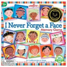 eeBoo記憶遊戲-I Never Forget a Face Square Memory Game人物篇