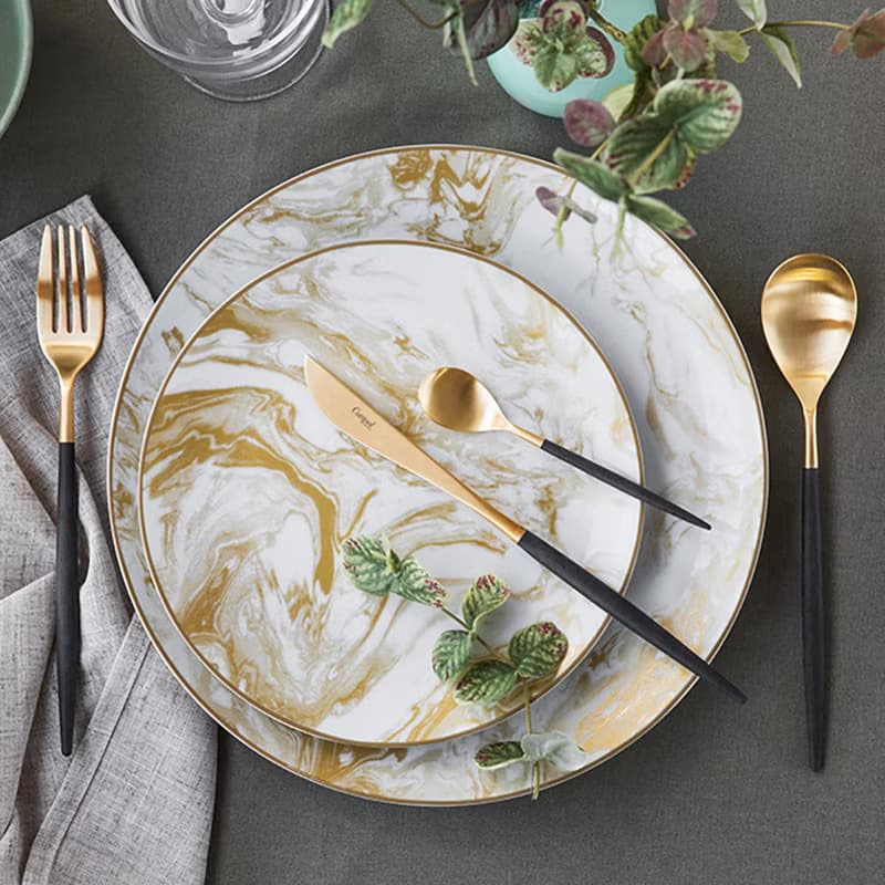 葡萄牙 Cutipol  MIO  黑金主餐四件組(刀叉匙+咖啡匙)