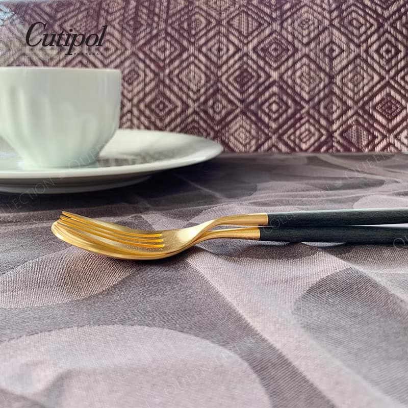 葡萄牙 Cutipol  MIO  黑金主餐四件組(刀叉匙+咖啡匙)