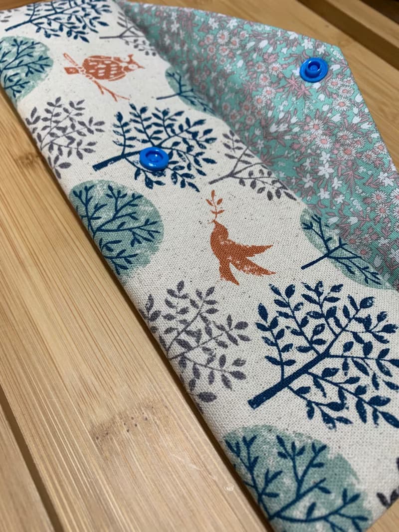 文青風環保純棉筷袋 ~ 竹林深處 氣質原胚潮物 收納 手作餐具袋