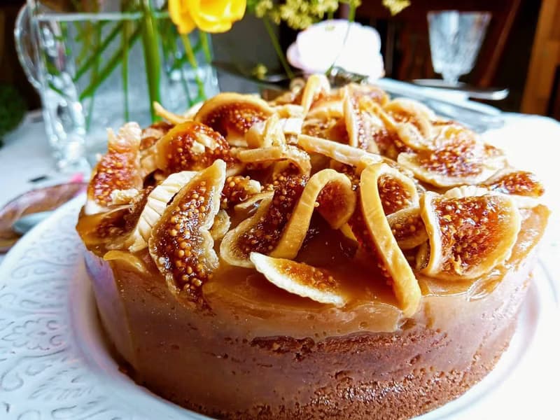 【VEGAN】生命果實 肉桂焦糖無花果輕糕－純素－