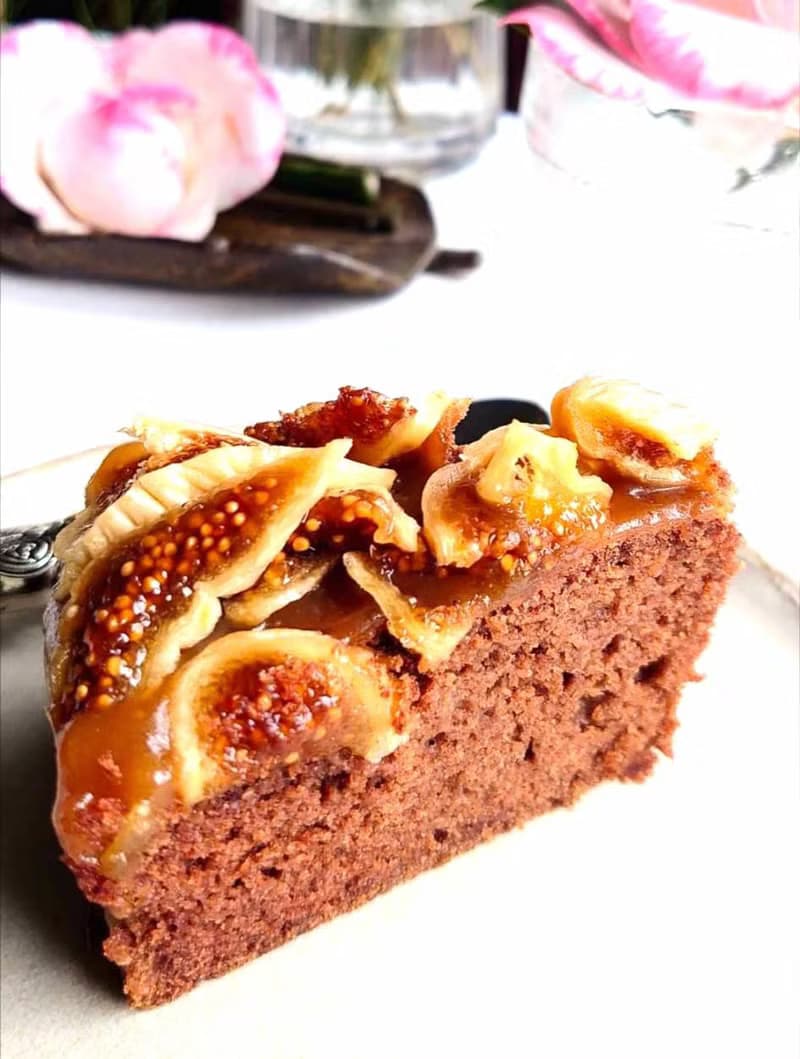 【VEGAN】生命果實 肉桂焦糖無花果輕糕－純素－