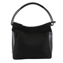 【日本直送】グッチ GUCCI ショルダーバッグ 001.3766 ナイロンキャンバス 黒 レディース【中古】