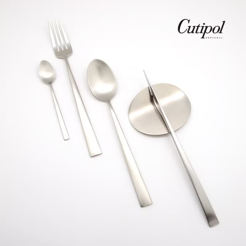 葡萄牙 Cutipol  DUNA  霧銀主餐四件組(刀叉匙+咖啡匙)
