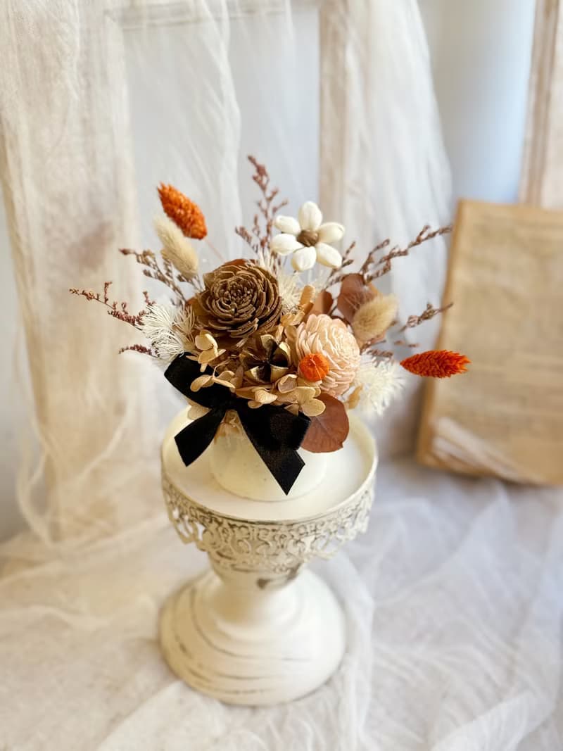 現貨 乾燥花桌花  擴香桌花 聖誕節禮物 交換禮物