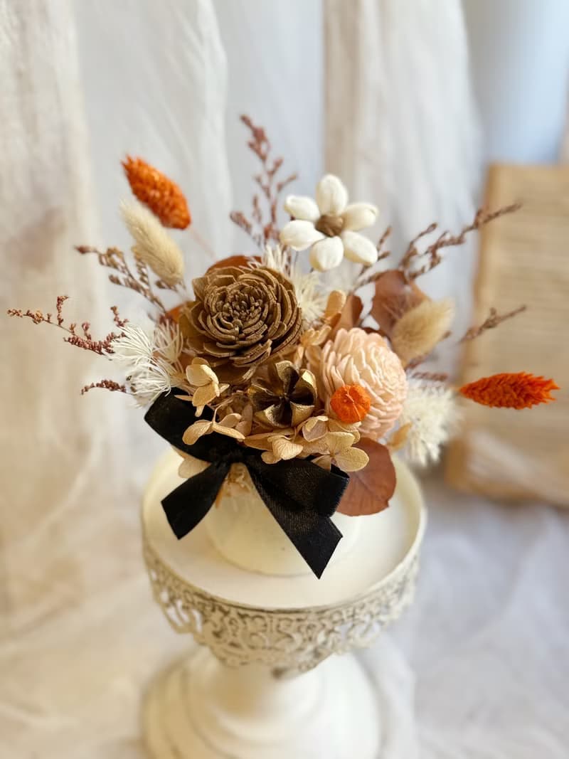 現貨 乾燥花桌花  擴香桌花 聖誕節禮物 交換禮物