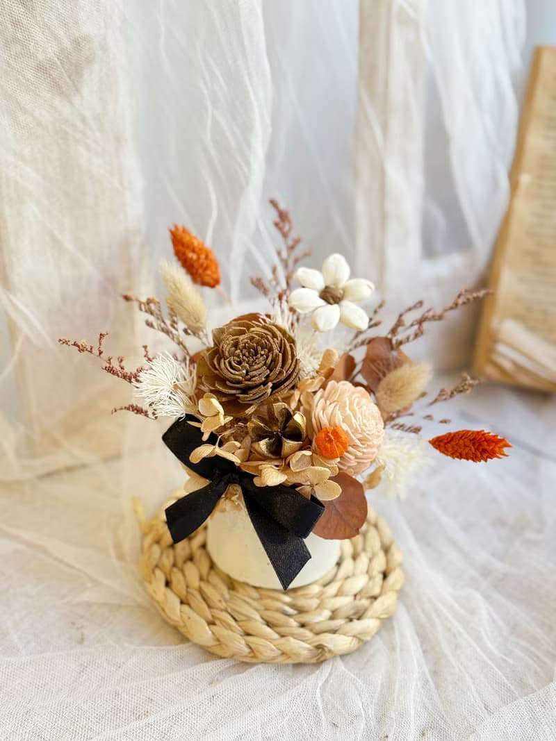 現貨 乾燥花桌花  擴香桌花 聖誕節禮物 交換禮物