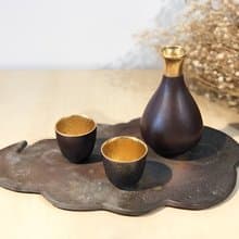 結晶金卷 德利清酒器組 (1合) /1壺2杯