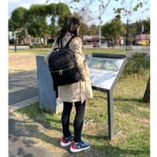 輕舞魅力-質感輕量後背包 時尚黑(MIT台灣製造)