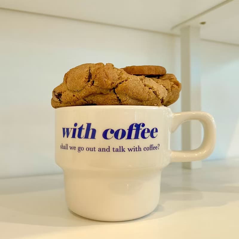 My own writing lettering phrase 2-tier coffee cup - 250ml