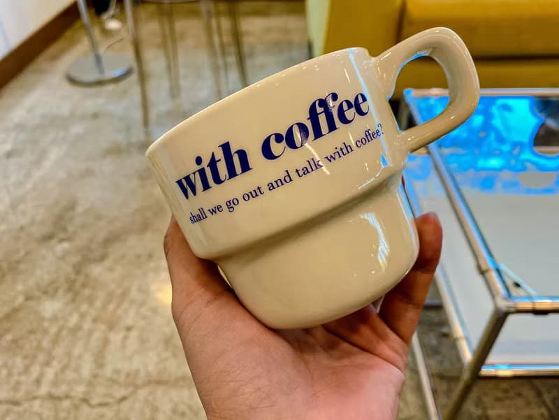 My own writing lettering phrase 2-tier coffee cup - 250ml