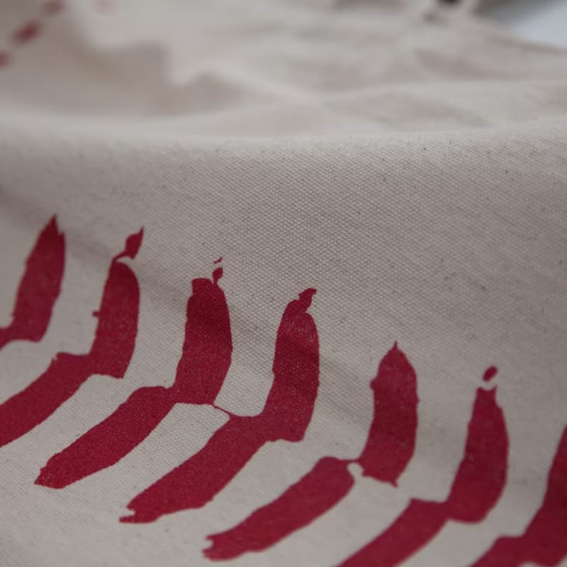 野球のボール　キャンバス　ジップ　トートバッグ　Tcollector