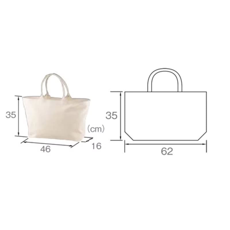 野球のボール　キャンバス　ジップ　トートバッグ　Tcollector