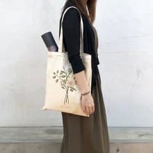 漫步植物園系列 / 花草帆布袋 - 小花束款