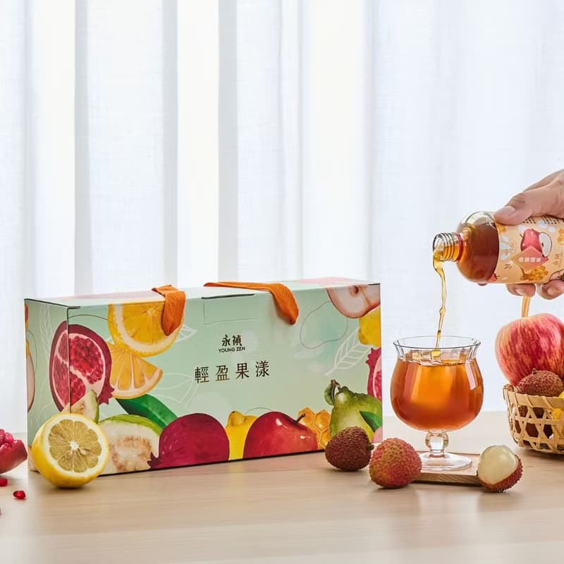 【永禎】輕盈果漾果醋3入禮盒-蜂蜜蘋果/芭樂檸檬/荔枝石榴150ml