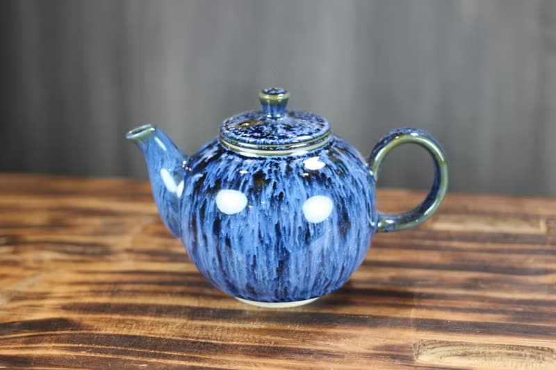 【送禮好物】240ml 湛海 天目釉 圓滿茶壺 鶯歌名家葉敏祥作品