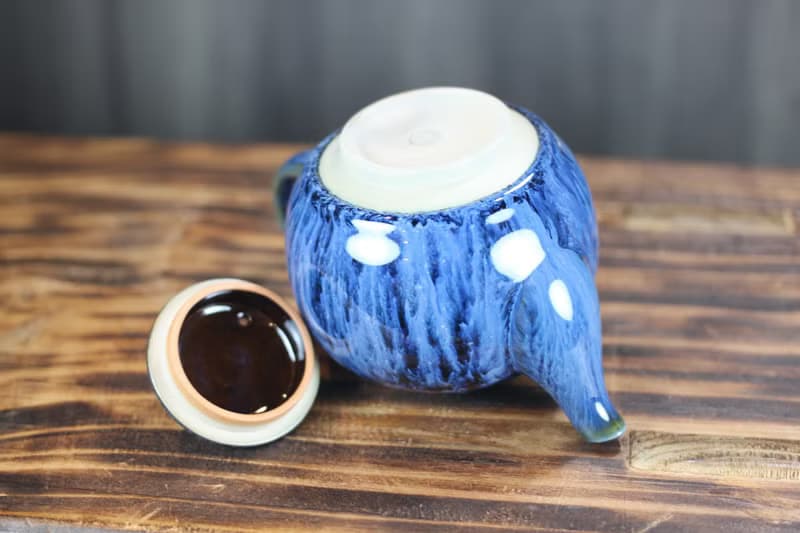 【送禮好物】240ml 湛海 天目釉 圓滿茶壺 鶯歌名家葉敏祥作品