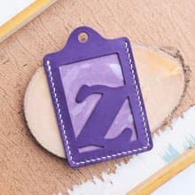 頭文字 Z 字母證件套 好好縫 皮革材料包 卡片夾 名片夾 免費刻名